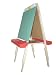 Beka Adjustable Double-Sided Paper Holder Easel, Paper Rolls on Both Sides, Red Trays