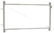 Adjust-A-Gate AG 60 2-Rail Contractor Quality Gate Kit, 60-Inch to 96-Inch by 45-Inch Height