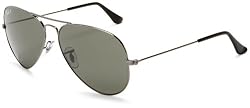 Ray-Ban Men's RB3025 Aviator Large Metal Sunglasses