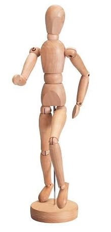Artist Wooden Dummy / Doll / Mannequin 12'' / 30cm