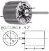 D780, 5.6 Diameter, Window A/C Condenser Fan and Direct Drive Blower Motors, Single Shaft, PSC, Open Ventilation, Air-Over, HP 1/3-1/4-1/6, Volts 115, Amps 4.7-3.5-2.7, RPM 1625, Load Factor 1.2, A Dim 4 and 1/2
