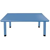 Early Childhood Resources ELR-0558-BL Rectangle Resin Table With 18 Legs- Blue tagged \