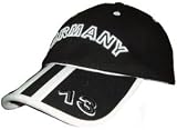 Fußball Cap/Kappe Deutschland - schwarz