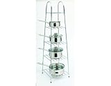 Kitchen & Housewares : Chrome Saucepan Stand
