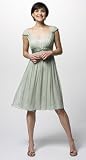 ROMANTIC CHARMEUSE TRIM DRESS
