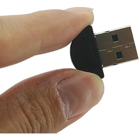 TeckNet BT002 Nano EDR Bluetooth Dongle V2.0 (Vista): Class 2 : V1.2 : For Nokia, Sony Ericsson, Motorola, Siemens, Samsung, LG, HTC, Sharp, Blackberry, PDA, GPS & more...