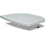 Sanus TVS Center channel speaker shelf Silver