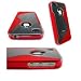 Invero Red S-Line Wave TPU Silicone Gel Case Cover for Apple Iphone 4, 4S (All Versions)