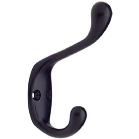 <b>Brainerd #54510 FLT Black Coat/Hat Rack</b>