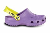 Crocs Beach Shoes Louisiana State (LSU) Fighting Tigers - Purple