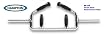 Hampton "Tri-Trap" Bar w/ 4 Ergonomic Urethane Grips for Standard 1" Weight Plates