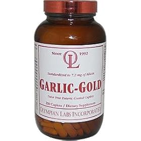 Garlic-Gold 7200mcg Allicin - 250 - Caplet