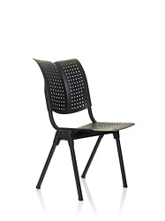 HAG Conventio Chair, Low Back, w/ Arms (Black)