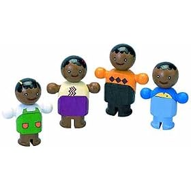 Click here to buy Plan Toys Modern Doll Family - Ethnic by Plan Toys.