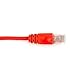 Black Box CAT6PC-003-RD-10PAK, CAT6 Patch Cable, UTP, 6 Packs of 10 pcs