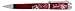 Retro 51 Vintage Rider Black/Red Skull Ballpoint Pen - HDBP-1856