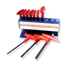 10 Pc T-handle Allen Wrenches- SAE