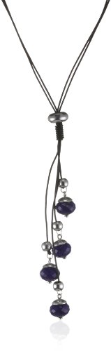 schmuck-art Longnecky Mikaela dk.blue/silver 25148 Preisvergleich