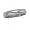 14K White Gold, Light Milgrain Wedding Band 4MM (sz 4)