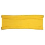 Yellow hBand stretchy yoga headband by Absolute Yogi