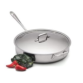 All-Clad Stainless Saute Pan with Loop Handle 6-qt. by All-Clad