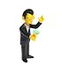 Simpsons World of Springfield Louie interactive action figure_s-2