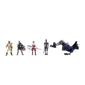 Star Wars Saga Ultimate Bounty Action Figure Set with 4 Figures (Aurra Sing, Bossk, IG-88... by Star Wars