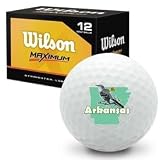 Arkansas Wilson Maximum Novelty Golf Balls