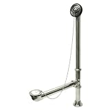 Buy Kingston Brass CC2091 Vintage Tub Drain with Rubber Stopper, Chrome by Kingston Brass