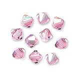 Swarovski Crystal Bicones 5301 6mm Lt. Amethyst AB (20)