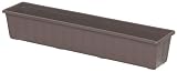 Valberter 3080. 2 Blumenkasten Standard 80 cm braun