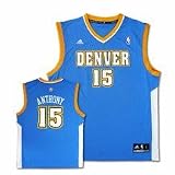Adidas Denver Nuggets Carmelo Anthony New Revolution 30 Replica Road Jersey Large