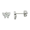 Small Stainless Steel Butterfly Stud Earrings