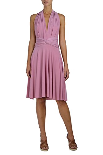 Von Vonni Short Transformer Dress One Size Mauve
