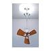 Downrod Canopy with Light - For Outdoor Use Finish/Size: Polished Chrome/48