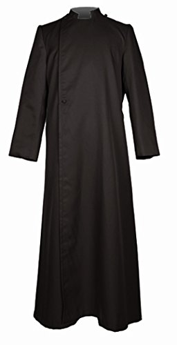 IvyRobes Unisex-adult's Clergy&Pulpit Cassock Black