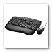 Logitech Cordless Internet Pro Desktop - Keyboard - wireless ( RF ) - mouse - USB - black, silver (pack of 10 )