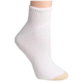 Gold Toe Women's 3-Pack Marathon Extended Size Athletic Quarter Sock