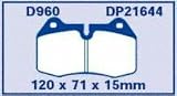 EBC Brakes DP21644 Brake Pad