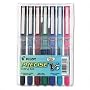 PILOT CORP. OF AMERICA / PIL26015 / Precise V5 Stick Rolling Ball Pen, 7 Asstd Brl/Ink Colors, Xtra Fn, 7/pk / Sold as 1 PK