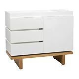 Nurseryworks Two Wide Changer - Plain/Light