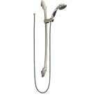 Delta 56713-NN Three-Function Wall-Mount Hand Shower on a Slide Bar with 69-Inch Hose