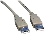 Max Value USB 2.0 Data Cable A Male to A Male, 5 Mtrs, Beige