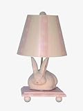 Bunny Lamp With Pink Accents