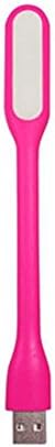Mini USB LED Light Adjust Angle Portable Flexible Led Lamp with usb for powerbank PC Laptop Notebook Computer keyboard outdoor Energy Saving Gift Night Book Reading Lamp (Pink)