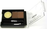 NYX Eyebrow Cake Powder Eye Brow Kit with Wax 05 Brunette