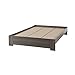 South Shore Gloria Platform Bed Gray Maple, Contemporary