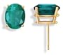 14KT Emerald Earrings