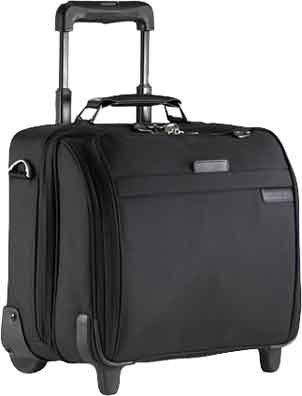 Briggs & Riley At Work Compact Rolling Computer Case (BLACK)