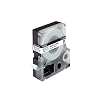 Epson 12mm Standard Label Tape for Label Printer - Black/ White